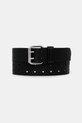 Carhartt WIP Double Script Belt pasek skórzany męski czarny I036105.0M4XX