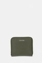 Calvin Klein novčanik za žene od imitacije kože zelena LV04F1120G