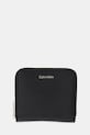 Calvin Klein portfel imitacja skóry licowej czarny LV04F1120G