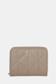 Calvin Klein portfel imitacja skóry licowej beżowy LV04F1124G