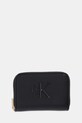 Calvin Klein portfel imitacja skóry licowej czarny LV04F1154G