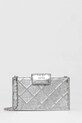 Tory Burch torebka skórzana Fleming skóra licowa srebrny 175190.040