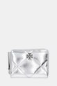 Tory Burch portfel Kira Diamond skóra licowa srebrny 175007.040