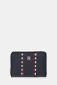 Tommy Hilfiger portfel drobny wzór granatowy AW0AW18132