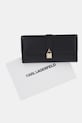 Karl Lagerfeld portfel skórzany K/AUTOGRAPH B1W32026 czarny