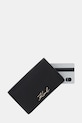 Karl Lagerfeld portfel skórzany K/SIGNATURE czarny B1W32035