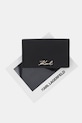 Karl Lagerfeld portfel skórzany K/SIGNATURE B1W32035 czarny
