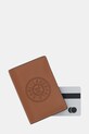 Karl Lagerfeld portfel skórzany K/CIRCLE brązowy B1W32028