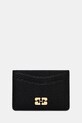 GANNI etui na karty A7303 Planet friendly czarny A7303