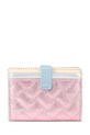 Akcesoria Kurt Geiger London etui na karty skórzane Kensington 5018499109 różowy