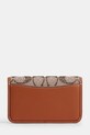 Coach portfel skórzany CCD16 brązowy SS26