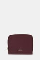 A.P.C. portfel skórzany PORTE.MONNAIE CHELSEA skóra licowa fioletowy PXAWV.F63672