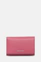 MICHAEL Michael Kors portfel skórzany skóra licowa różowy 32R6SJ6D3L