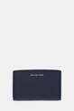 MICHAEL Michael Kors portfel skórzany skóra licowa granatowy 32S5SYTZ2L