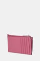 MICHAEL Michael Kors etui na karty skórzane 32F5SJ6D8L różowy SS26