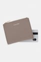 Calvin Klein Peněženka dámská z imitace kůže béžová LV04F1135G