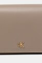 Calvin Klein geantă crossbody pentru femei, cu imitație de piele bej LV04F1153G