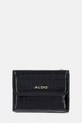 Πορτοφόλι Aldo RIELLA απομίμηση λείου δέρματος μαύρο RIELLA.001