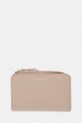 Emporio Armani portfel skórzany skóra licowa beżowy EW000369.AF19568