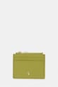 Trussardi etui na kartę skórzane etui na karty zielony I023E000129N