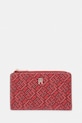 Tommy Hilfiger portfel damski czerwony AW0AW18594