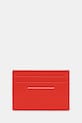 MM6 Maison Margiela etui na karty skórzane SA5UI0026.P8886.T4020 czerwony SS26