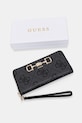 Guess портфейл дамски от имитация на кожа JANIE сив SWOS99.24146
