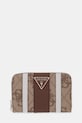 Guess portfel damski z imitacji skóry LAUREL beżowy SWSS74.59140