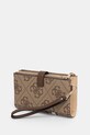 Guess portfel damski z imitacji skóry LAUREL SWSS74.59157 beżowy SS26