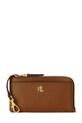 Lauren Ralph Lauren portfel damski skórzany brązowy 432P10421