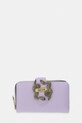 Just Cavalli portfel damski z imitacji skóry fioletowy 80RA5PA4.ZSA89