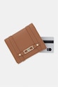 Armani Exchange Дамски портфейл от имитация на кожа кафяв XW002613.AF15632