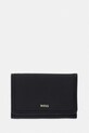 BOSS portafoglio da donna in pelle Lenah Flap SM Wallet nero 50563423