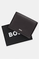 BOSS portafoglio da donna in pelle NUMAH Flap Cardholde 50564186 marrone