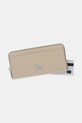 Karl Lagerfeld portfel damski skórzany K/AUTOGRAPH beżowy B2W32006
