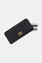Karl Lagerfeld portfel damski skórzany K/AUTOGRAPH czarny B2W32006