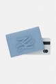 Karl Lagerfeld etui na karty damskie skórzane K/AUTOGRAPH niebieski B2W32064