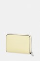 Karl Lagerfeld portfel damski skórzany K/AUTOGRAPH B2W32005 żółty SS26