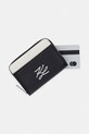 Karl Lagerfeld portfel damski skórzany K/AUTOGRAPH czarny B2W32005