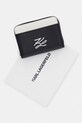 Karl Lagerfeld portfel damski skórzany K/AUTOGRAPH B2W32005 czarny