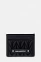 Karl Lagerfeld etui na karty damskie K/WEAVE czarny B2W32001