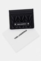 Karl Lagerfeld etui na karty damskie K/WEAVE czarny B2W32001