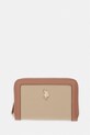 U.S. Polo Assn. portfel damski HOUSTON tekstylny beżowy WEUHU6385WZC
