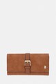 U.S. Polo Assn. portfel damski z imitacji skóry CHAMPANY brązowy WEUX19052WVP