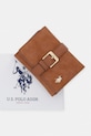 U.S. Polo Assn. portfel damski z imitacji skóry CHAMPANY WEUX19053WVP brązowy