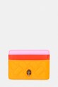 Kurt Geiger London etui na karty damskie skórzane Kensington pomarańczowy 5368157129