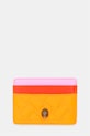 Kurt Geiger London etui na karty damskie skórzane Kensington pomarańczowy 5368157129