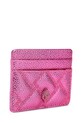Kurt Geiger London etui na karty damskie skórzane Kensington 1274398109 różowy SS26