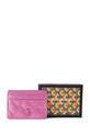 Kurt Geiger London etui na karty damskie skórzane Kensington 1274398109 różowy
