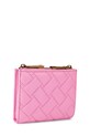 Kurt Geiger London etui na karty damskie skórzane Kensington 4198798109 różowy SS26